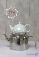کتری وقوری نزاز لوله دار قوری چینی کد۲۴۰۰