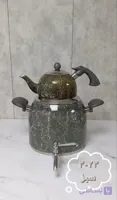 کتری وقوری نزاز ۵لیتر طرح سنگ با قوری استیل کد ۳۰۲۳
