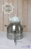 کتری وقوری نزاز طرح ترک دسته استیل کد ۲۶۰۰