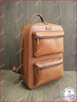 کوله مسافرتی چرم گاوی دستدوز مدل i-660 ایزاکو