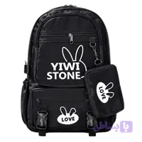 کوله پشتی فانتزی با کیف آویز طرح YIWI STONE