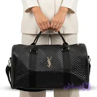 ساک مسافرتی چرم مصنوعی گلدوزی YSL