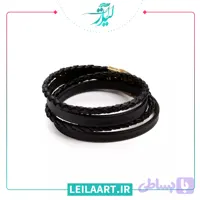 دستبند چرم طبیعی لیلاآرت کد 10015