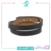 دستبند چرم طبیعی اسپرت با قفل آهنربایی مدل 10028
