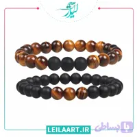 دستبند اسپرت سنگ چشم ببر مدل 10050