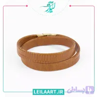 دستبند چرم طبیعی لیلا آرت کد 10013