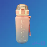 قمقمه ورزشی زمان‌دار پاستیلی 650 میلی‌لیتر | درب قفلی، بدون نشتی و BPA Free