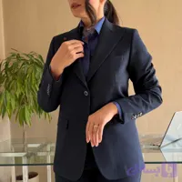 کت و شلوار زنانه سرمه ای Bella Blue کد M185