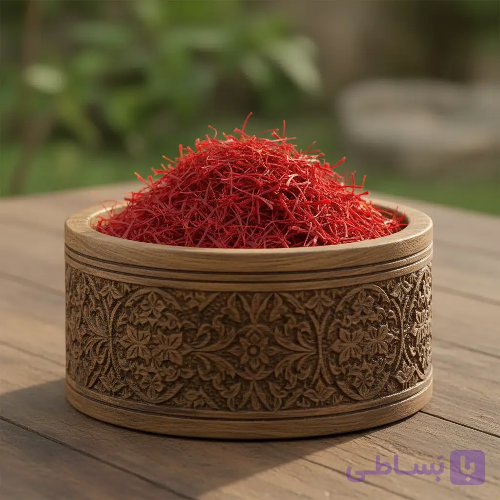 زعفران نگین نیم‌ گرمی بالاترین کیفیت ممکن در زعفران ایران