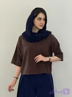 شومیز باکسی دخترانه پارچه پری