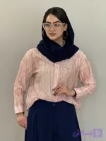 شومیز مجلسی زنانه پارچه گازوئیلی وارداتی