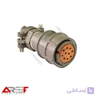 کانکتور روسی 19پین قطر 24mm نری سرکابلی با کاور