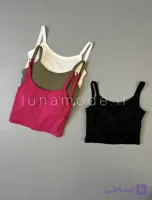 کراپ زنانه پشت ضربدری هلالی کد 10