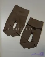 لگ زنانه کمر گنی قهوه ای تیره مات کد 2