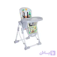 صندلی غذاخوری کودک بی بی ماک مدل Z112-028 طرح zoo خورشیدی