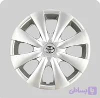 قالپاق سایز ۱۴ نقره ای تویوتا یاریس