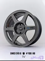 رینگ اسپرت سایز ۱۷ (۱۰۸×۴)‌ evo8 ENKEI دودی
