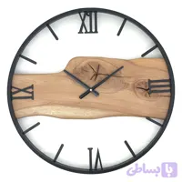 ساعت دیواری فلزی و روستیک تولیکا کد 6811