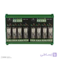 رله برد 8 کاناله 16 آمپر 24 ولت هلی شان helishun