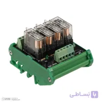 رله برد 4 کاناله 16 امپر 24 ولت هلی شان مشکی