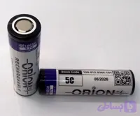 باطری لیتیوم یون شارژی اوریون ORION 18650 3.7V 2450MAH