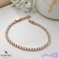 دستبند زنانه تنیسی نگین‌ دار ژوپینگ