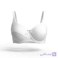 سوتین نخی مینی مایزر فنردار کد 2115 برند مون لایت moonlight سفید