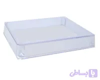 قوطی مستطیل کریستال زعفران 11.5گود (پک25عددی)
