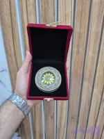 جعبه مخمل با ظرف فلزی 3گرم