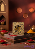 جعبه چوبی زعفران تک خاتم 5گرم اقتصادی