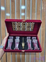 جعبه مخمل زعفران روچوبی چهار برلیان