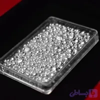قوطی مستطیل کریستال سایز بزرگ مناسب بسته بندی ساچمه نقره (پک25 عددی)
