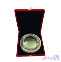 جعبه کادویی زعفران با ظرف تک خاتم مناسب 50گرم سرگل