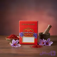 پاکت مقوایی زعفران یک گرم - نیم گرم طرح قرمز ساده( 100عددی)