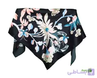 روسری ابریشم گلدار 1062
