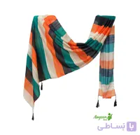 شال نخی طرح راه راه 2082