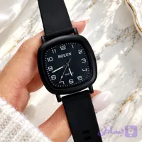 ساعت مچی بولون سلیکونی مربعی مشکی | ساعتمچی بلون bolun کد 581