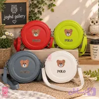 کیف زنانه و دخترانه گرد طرح خرس مدل POLO