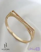 دستبند النگویی طرح طلا - شهرزاد اکسسوری