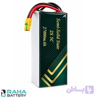 پک باتری لیتیومی نیمه جامد 2 سل 27000 میلی آمپر 5C