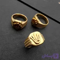 انگشتر مردانه استیل رنگ ثابت طرح رولکس