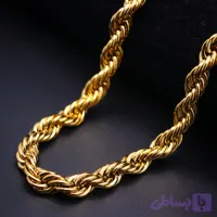زنجیر طنابی زنانه و مردانه استیل خیلی ضخیم