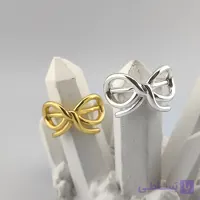 انگشتر زنانه طرح گره پاپیونی