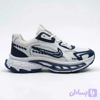 کتونی مردانه فشن سفید سرمه ای | Men’s White Navy Blue Fashion Sneakers