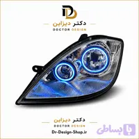 چراغ جلو اسپرت تیبا و تیبا 2 مدل حلقه نئون برند مدرن | بسته 2 عددی