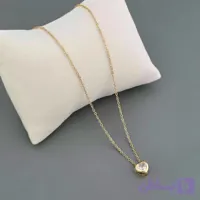 گردنبند قلب نگین‌ دار