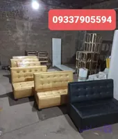 مبل گیم نت سه نفره مبل کافی شاپ تکیه دار چرم خارجی رنگ بندی مختلف ارسال به سراسر ایران