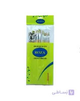 قلم مو نقاشی سموری گرد Roza بسته ۱۲ عددی
