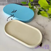 قالب سیلیکونی سینی دکوراتیو بیضی