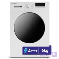 ماشین لباسشویی 6 کیلوگرم اتوماتیک ایکس ویژن مدل TE62-AW